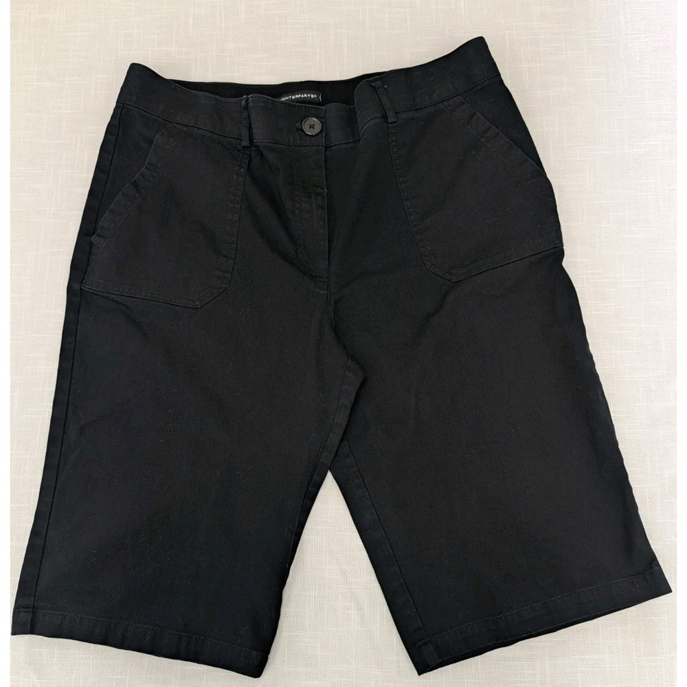 Counter Parts Women's Size 16 Black Shorts Back Welt Pockets Front Pockets